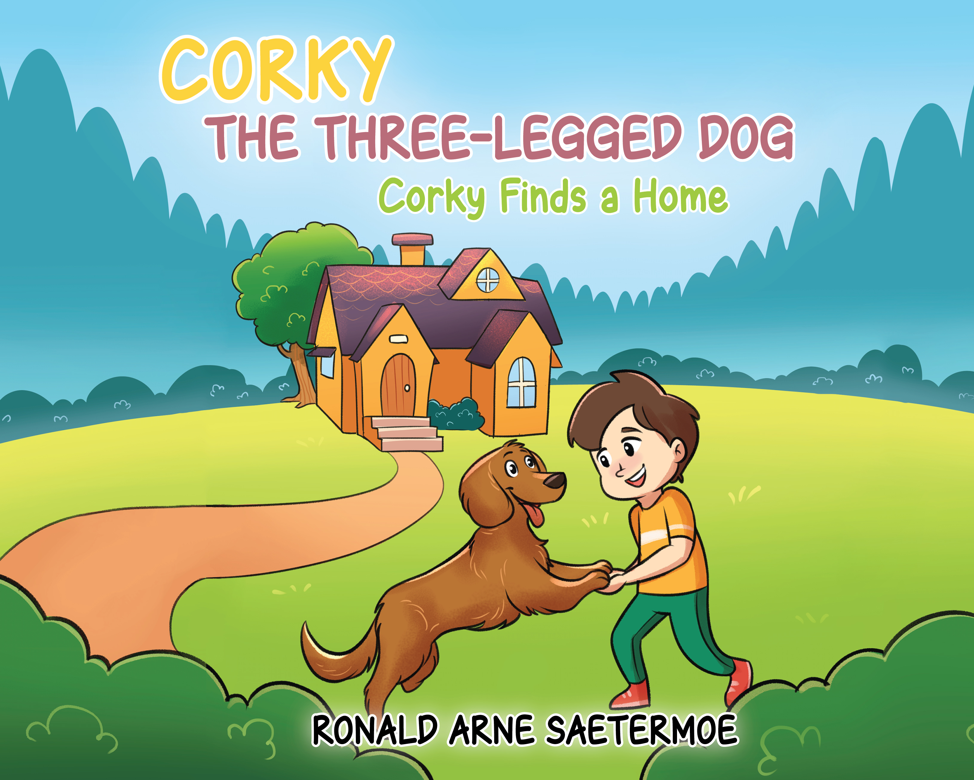 Corky the Three-Legged Dog Book Image