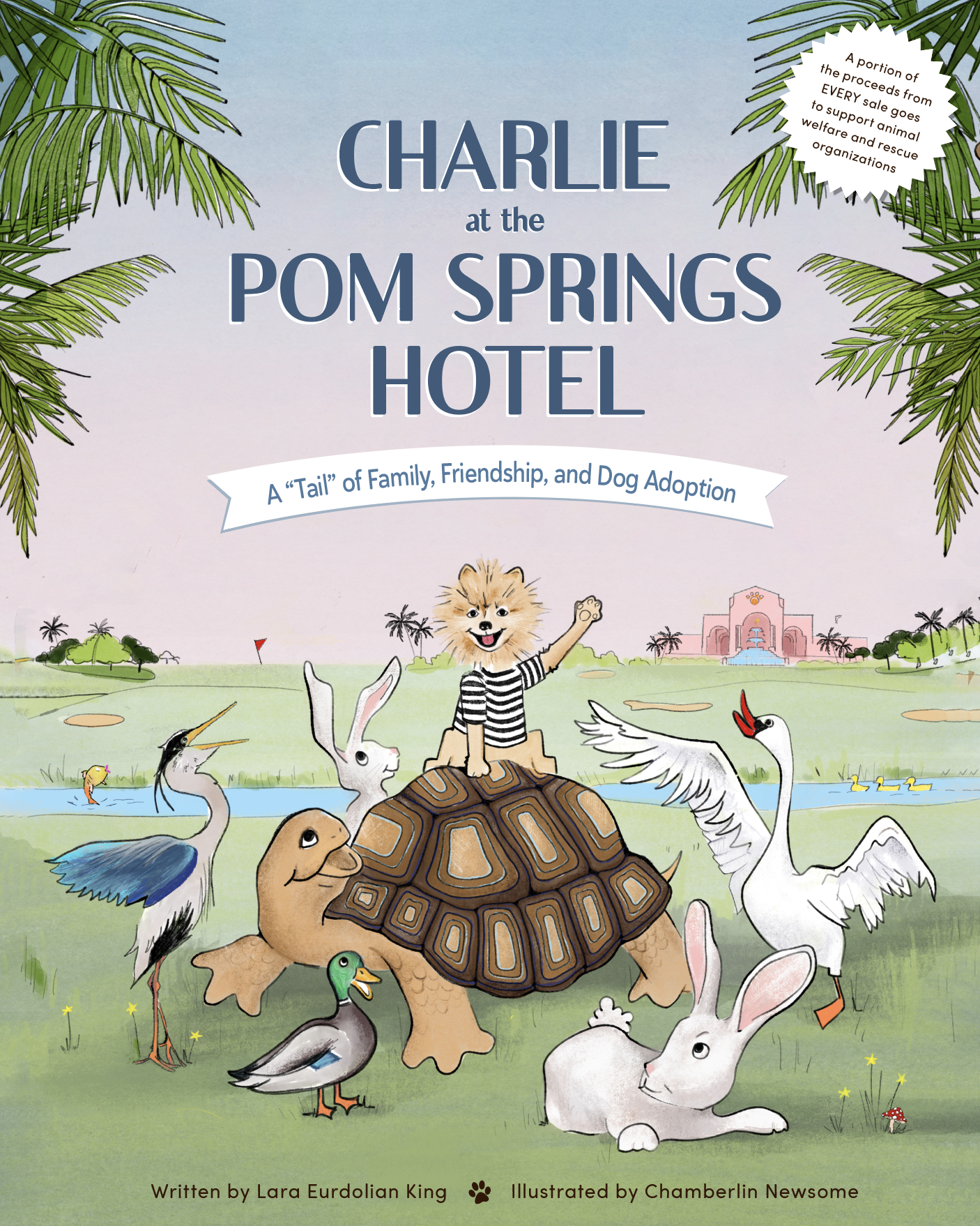 Charlie at the Pom Springs Hotel  Book Image