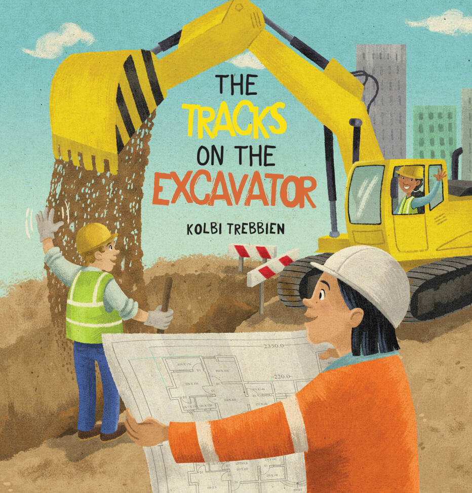 The Tracks on the Excavator Book Image