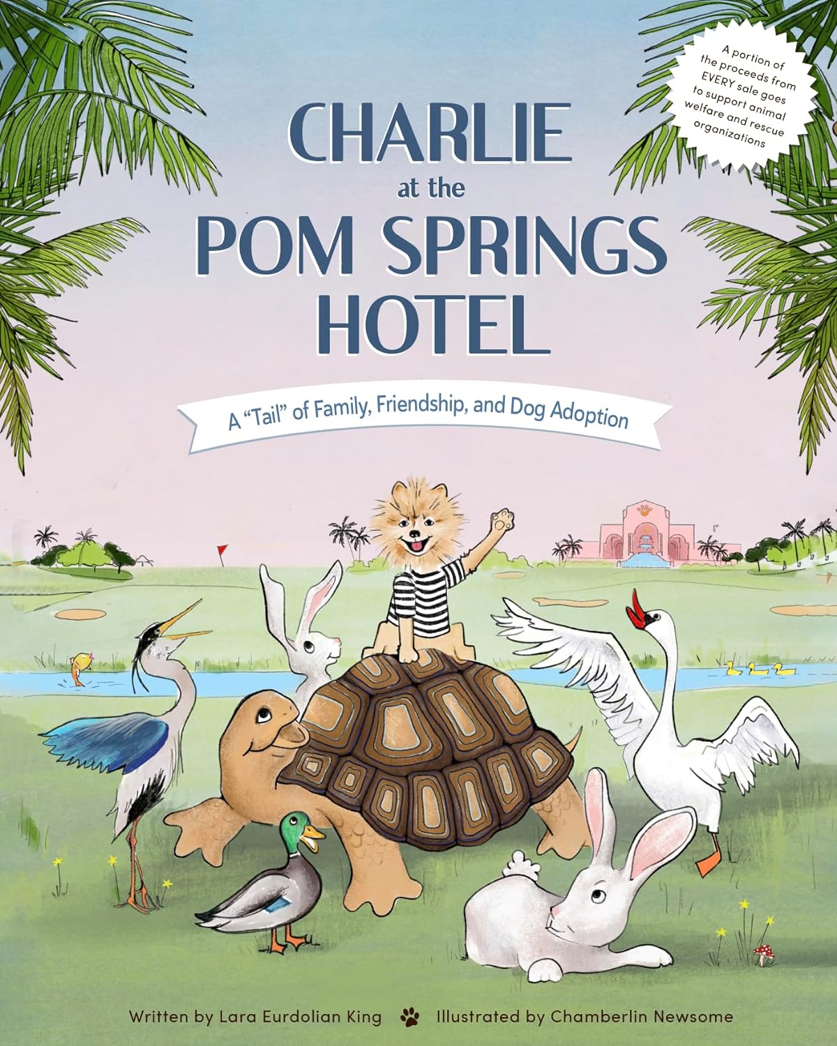 Charlie at the Pom Springs Hotel Book Image